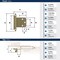 Amerock 3/8in 10mm Inset Non-Self Closing Face Mount Golden Champagne Cabinet Hinge, 1 Pair BPR3417BBZ - alternate 2