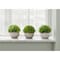 Monarch Specialties Artificial Plant, 5" Tall, Grass, Indoor, Faux, Fake, Table, Greenery, Potted, Set Of 3, Decorative I 9589 - alternate 1