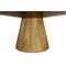 Homeroots 72" Natural Solid Wood Pedestal Base Round Top Dining Table 605987 - alternate 6