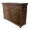 Homeroots 70" Tobacco Solid Wood Nine Drawer Gentleman's Chest 489218 - alternate 5
