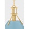 Hudson Valley Lighting Painted No. 2 Pendant in Aged Brass/Blue Bird by Mark D. Sikes MDS352L-AGB/BB - alternate 2