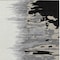 Homeroots 9' X 12' Black Gray And Ivory Abstract Washable Indoor Outdoor Area Rug 601180 - alternate 3