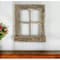 Homeroots 25" X 22" Gray Weathered Wood Window Frame With Planter 380266 - alternate 5