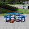 Leisure Craft Square Portable Picnic Table, Blue, 46 in L T46SQP-BLUE - alternate 4