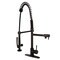 Kingston Brass Single-Handle Deck-Mount Pre-Rinse Kitchen Faucet with Pot Filler, Oil Rubbed Bronze LS8505DL - alternate 1