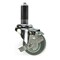 Service Caster 3'' Thermoplastic Rubber Swivel 7/8'' Expanding Stem Caster with Brake SCC-EX20S314-TPRB-TLB-78 - alternate 1