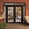 Vdomdoors Front Exterior Prehung Metal-Plastic Double Doors Clear Glass / MANUX 8151 Matte Black / Office Com MANUX8151DEXD-BLK-W12+72+12xH80+12-RH-I - alternate 2