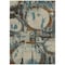 Homeroots 9' X 12' Beige Brown And Copper Geometric Washable Indoor Outdoor Area Rug 589372 - alternate 4