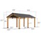 Sunjoy 20 ft. x 11 ft. Hanover Cedar Wood Carport A110000940 - alternate 3