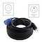 Ac Works SJTW; Cold Weather Extension Cord, 12 AWG, Indoor/Outdoor, 12/3, 1 Outlets, 6-15/20R, Black, PVC S620PR-010 - alternate 2