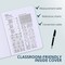 Roaring Spring Case of Black Marble Comp Notebooks, College Ruled, 100 sht, 15 lb Paper, 9.75"x7.75", Hard Cover, PK24 77264cs - alternate 3