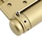 Trans Atlantic Co. 6 in. Bright Brass Double Acting Barrel Spring Square Corner Door Hinge with Fixed Pin - Pack of 2 DH-TAN5006-US3 - alternate 3