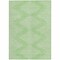 Homeroots 8' X 10' Mint Green And Ivory Geometric Washable Indoor Outdoor Area Rug 598595 - alternate 2