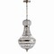 Jonathan Y Regina 10 in. Crystal/Metal Empire LED Pendant, Antique Brass JYL6108A - alternate 4