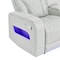 Global Furniture Usa Contemporary U8611 Blanche Silver Sectional With Led U8611-BLANCHE SIL-SECTIONAL W/LED - alternate 3