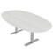 Skutchi Designs 6 Person Conference Table With Power Unit | 6' Boval Table | Harmony Series HAR-BOVL-48X72-T.BK-WA7976-NA - alternate 2