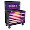 Sunex Retro Designed Juic’D Box 50 in 7 Drawer Powered Cart - Black 8065PCBKRETRO - alternate 1