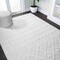 Jonathan Y Peralta Moroccan Diamond Ivory 4 ft. x 6 ft. Indoor/Outdoor Area Rug IBZ103D-4 - alternate 3