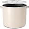 Bakkenmaster 16-Qt Ceramic Coated Stock Pot with Lid, Nonstick, Oven Safe, PTFE and PFAS Free, Cream BKCRSTKPTCR16 - alternate 1