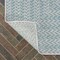 Jonathan Y Chevron Modern Concentric Squares Aqua/Light Gray 8 ft. x 10 ft. Indoor/Outdoor Area Rug SMB206A-8 - alternate 4