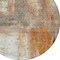 Homeroots 8' Copper Ivory And Brown Round Abstract Washable Indoor Outdoor Area Rug 603619 - alternate 2