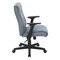 Office Star Products Exec Seating Faux Leather Mid Back Managers Office Chair, Charcoal Grey FL91201-u42 - alternate 2