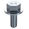 Zoro Select Class 8.8, M6-1.00 Flange Bolt, Zinc Plated Steel, 16 mm L, 100 PK M01258.060.0016 - alternate 1