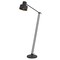 Homeroots 65" Black Adjustable Traditional Shaped Floor Lamp With Black Dome Shade 526286 - alternate 3