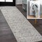 Jonathan Y Shaii Global Medallion Low-Pile Machine-Washable Light Gray/Brown 2 ft. x 8 ft. Runner Rug WSH319B-28 - alternate 1