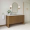 James Martin Vanities Hudson 60" Single Vanity, Honey Oak w/ 3 CM Siberian Silestone Top 435-V60S-HNO-3SFR - alternate 5