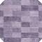 Homeroots 8' Purple And Lavender Round Geometric Washable Indoor Outdoor Area Rug 604889 - alternate 6