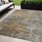Homeroots 5' X 8' Gray Silver And Charcoal Abstract Washable Indoor Outdoor Area Rug 577650 - alternate 1
