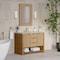 James Martin Vanities Solene 48" Single Vanity, Seaside Oak, w/ 3 CM Tajnar Eclos Top D225-V48-SSO-3TJR - alternate 3