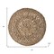 Homeroots 15" Set of Two Natural Braided Jute Round Placemats 534176 - alternate 5