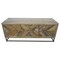Homeroots 52in Wood Brown Solid Wood Cabinet Enclosed Storage Distressed TV Stand 489502 - alternate 1