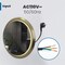 Fab Glass And Mirror Round LED Bathroom Mirror with Lights, Front Lit Makeup Mirror, Anti-Fog, 3 Colors and Dimmable HC36RD-FG - alternate 4
