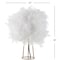 Jonathan Y Stork 16" Feather Metal LED Table Lamp, White/Gold JYL9051A - alternate 6