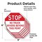 Signmission Stop No Truck Drivers Beyond This P, 6 inch X 6 inch, Vinyl Decal, 5PK OC-D-5PACK-6-266 - alternate 2