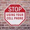 Signmission Stop Using Your Cell Phone, 10 inch X 10 inch, Aluminum Metal Signs, 2PK OC-A-2PACK-10-78 - alternate 2