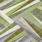 Homeroots 3' X 5' Green Gray And Ivory Geometric Washable Indoor Outdoor Area Rug 598262 - alternate 2