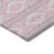 Homeroots 10' X 14' Pink Ivory And Gray Geometric Washable Indoor Outdoor Area Rug 599651 - alternate 3