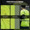Ergodyne Hi-Vis Shirt, XL, Lime, Short Sleeve 22235 - alternate 3