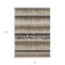 Homeroots 10' X 14' Brown Beige And Ivory Striped Washable Indoor Outdoor Area Rug 598327 - alternate 4