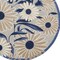 Homeroots 5' Blue And Gray Round Floral Indoor Outdoor Area Rug 545016 - alternate 5