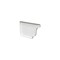 Amerimax Home Products Gutter Left End Cap, White Galvanized Steel, 4-In. 19005 - alternate 1