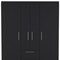Homeroots 59" Black Two Drawer Combo Dresser 546424 - alternate 5