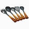 Oster Everwood Kitchen Nylon Tools Set with Wood Inspired Handles, Set of 5 112066.05 - alternate 2