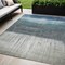 Homeroots 5' X 8' Blue And Gray Abstract Washable Indoor Outdoor Area Rug 632042 - alternate 1