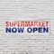 Signmission Supermarket Now Open, 48 Inch x 120 Inch, Vinyl Banner B-120-30872 - alternate 2