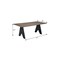 Homeroots 79" Espresso Solid Wood Cross Leg Base Dining Table 623354 - alternate 3